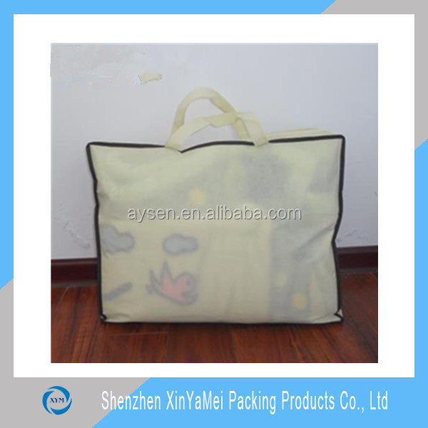 2015 new style recycle pvc non woven pillow cover bag