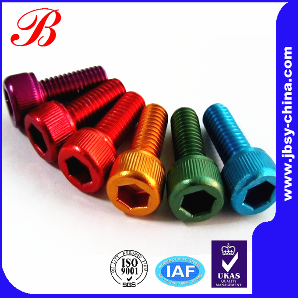M6*50 Different Types Anodized Colored Aluminum Bolts Buy Anodized