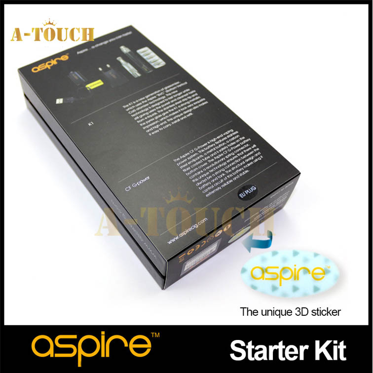 2014 New Aspire Starter Kit BVC K1 Glassomizer