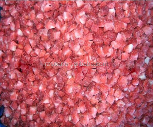 2014 new crop IQF/ frozen strawberry cube/dice