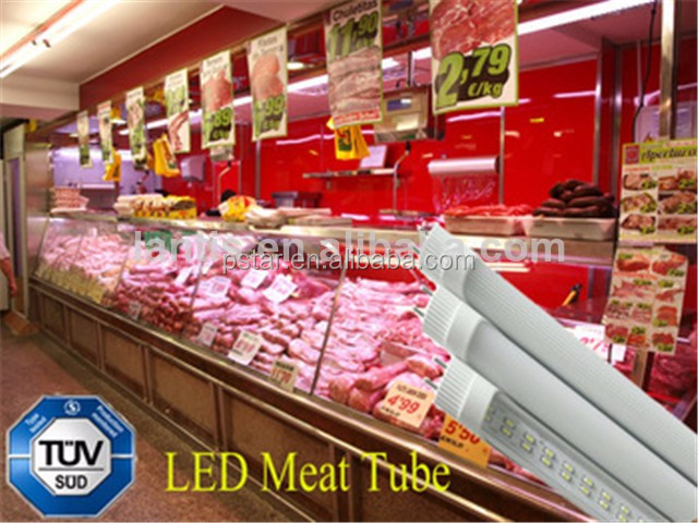 2016 hotsaleの新鮮な市場t8 ledチューブライトでピンク色のための肉照明仕入れ・メーカー・工場
