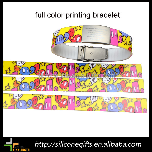 CMYK printing id bracelet 3
