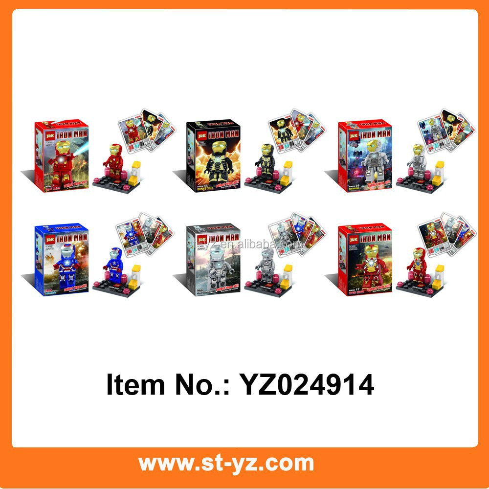 2015 new novelty products iron-man minifigures series mini