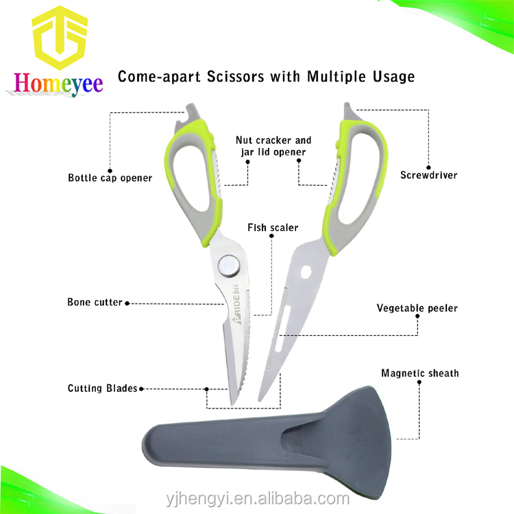 Multi Purpose Top Quality Stainless Steel Come Apart Scissors For
