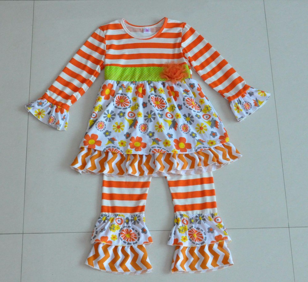 幼児の女の子ブティック衣装感謝祭子供ブティック服安い卸売衣装秋用子供女の子仕入れ・メーカー・工場