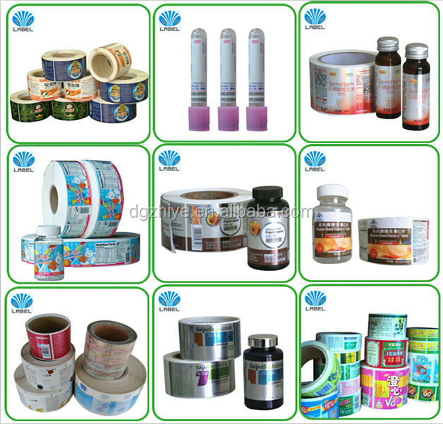 Automatic dispenser roll printing red wine labels