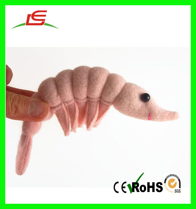 shrimp stuffed animal toy