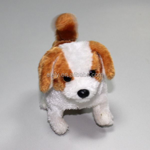 超かわいい電子プラシ天電子ペット犬犬のおもちゃを歩く問屋・仕入れ・卸・卸売り