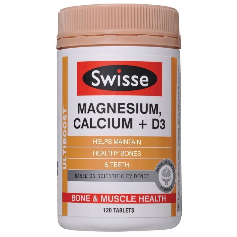 Swisse Ultiboost Magnesium Calcium + Vitamin D3 120tabs Buy Swisse