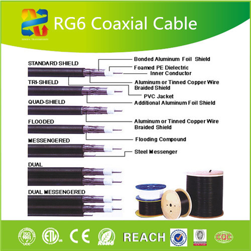 プロの製造cabelhightの質細いrg6同軸ケーブルcatv/smaコネクタ付きケーブルrg6rohs対応仕入れ・メーカー・工場