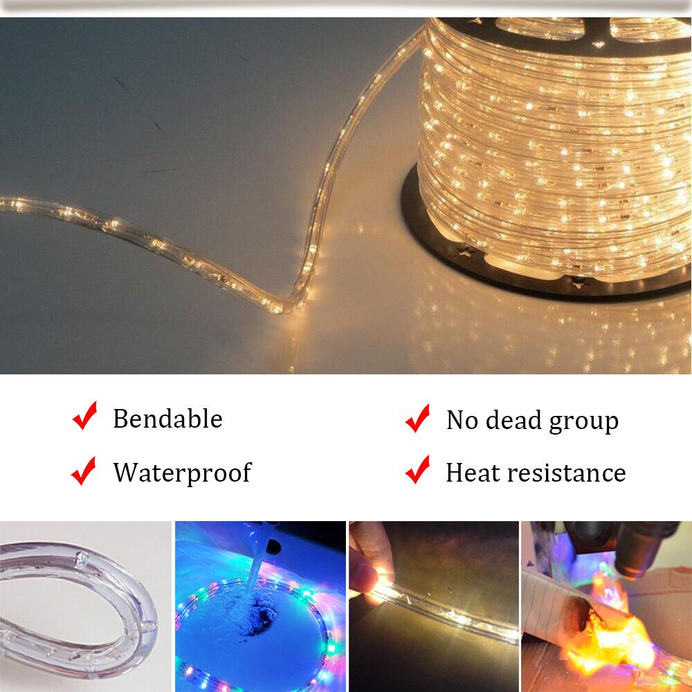 lighted holiday led rope