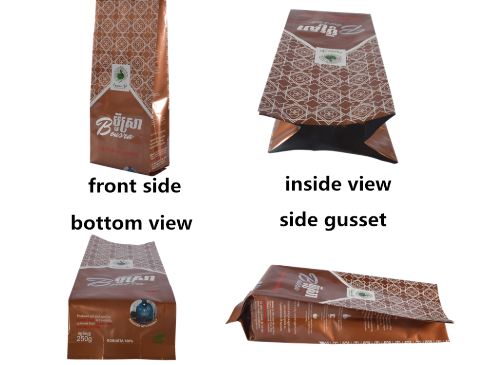 coffee bag with valve