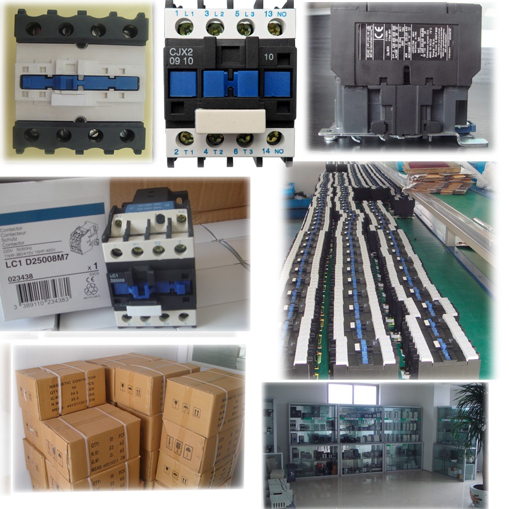 浙江省の工場に良い価格を持っている220vコイル電圧3相lc1-d/cjx2種類の電気acコンタクタ仕入れ・メーカー・工場