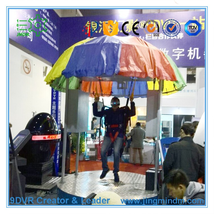 Oculus rift Dk2/HTC vive 9D VR Skydiving simulator cinema Virtual reality 9D film parachute jumping simulation