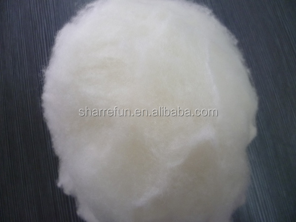 中国の100％純粋な毛を除去した自然な白羊毛繊維仕入れ・メーカー・工場