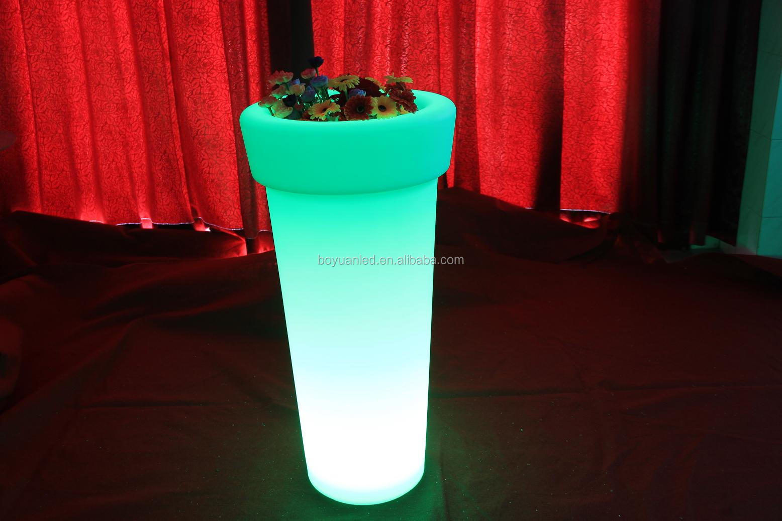 点灯しているledアイスバケット、 ledの植木鉢問屋・仕入れ・卸・卸売り