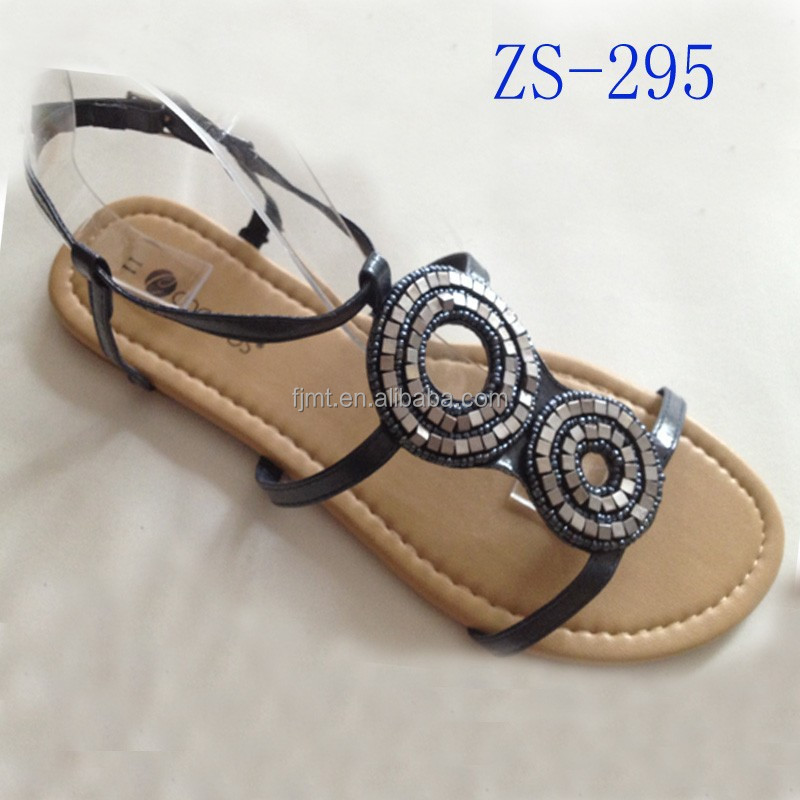 Low Price Wholesale Flat Sandals For Ladies Pictures