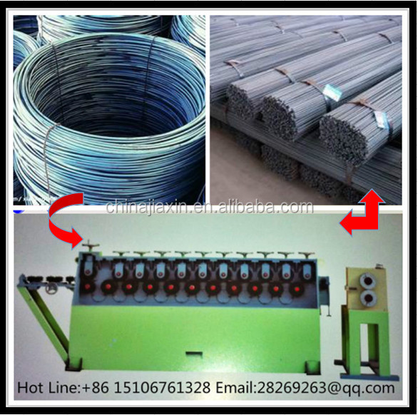 中国cncマシン鋼棒のためにマシンを矯正冷間圧延異形鉄筋、 8〜16ミリメートル径仕入れ・メーカー・工場