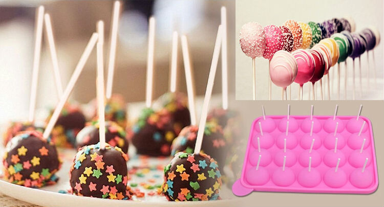 FDA Standard 20 cavities Silicone lollipop mould,lolipop mold