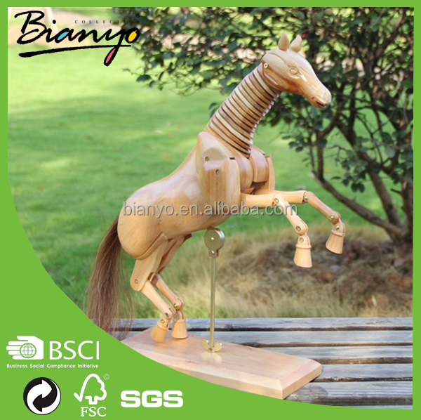 の子供木製の木馬bn-wh-07モデル販売のための/家の装飾木製の馬仕入れ・メーカー・工場