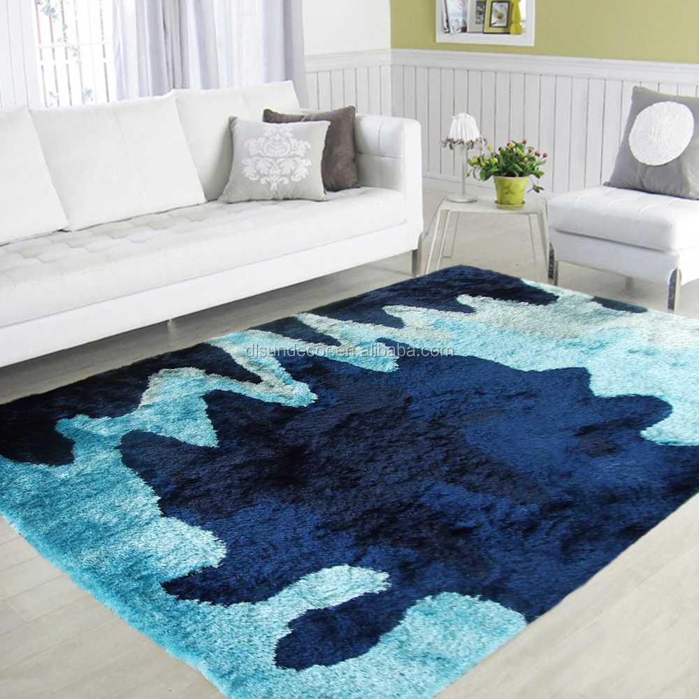 Chinese goedkope polyester shaggy tapijten modern design tapijt ...