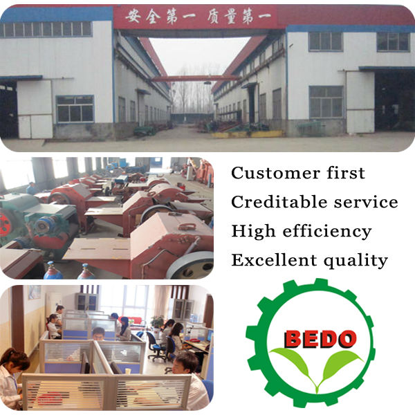 BEDO factory price mobile industrial drum wood chipper shredder machine made in china for sale