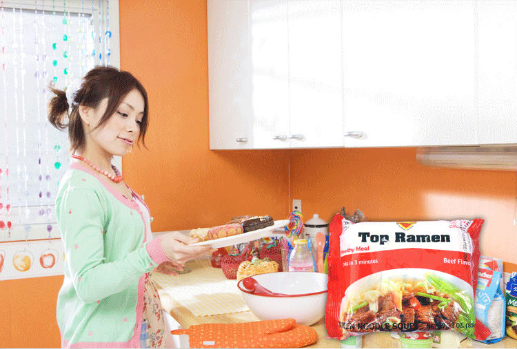 Supplier quick cooking instant noodles in bag with PRIVATE LABEL