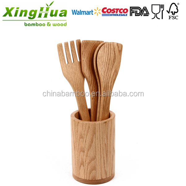 kitchen utensil set with stand