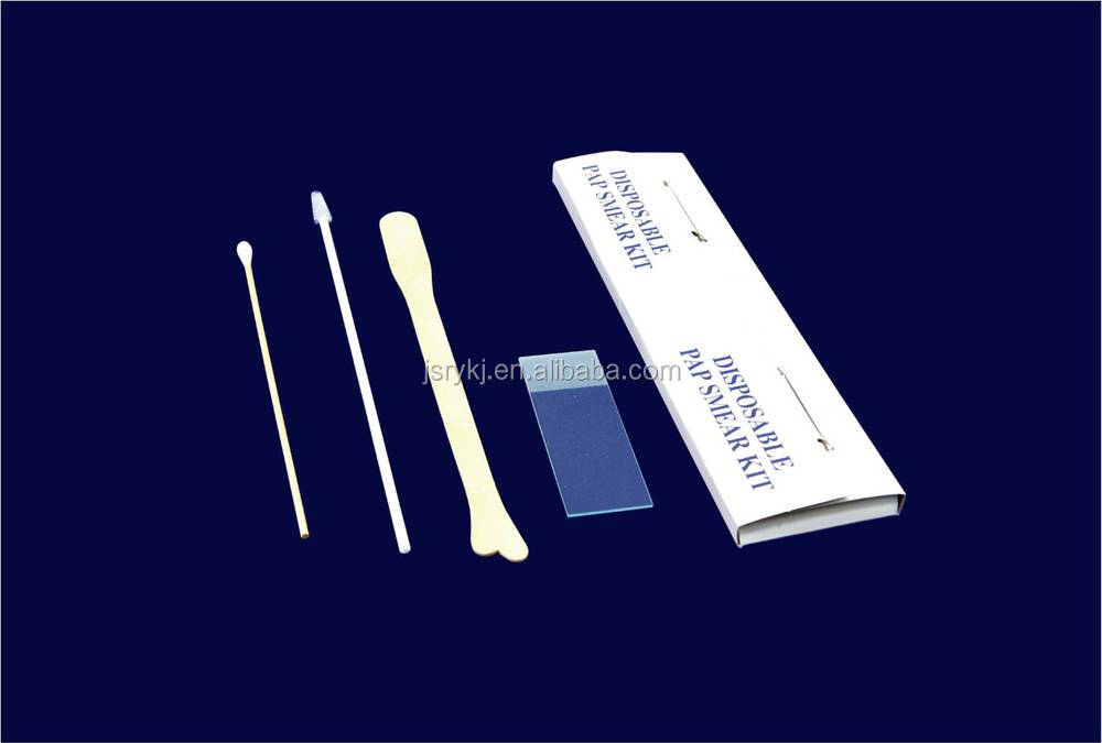 Disposable Sterile Pap Smear Test Kit For Gynecological Test Cotton