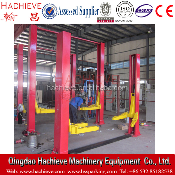 Htpf207 Low Ceiling 2 Post Car Lift Auto Workshop Equipment