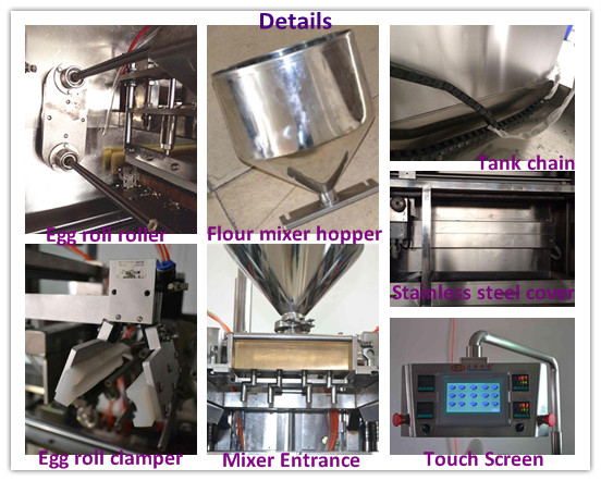 whole automatic chocolate egg roll machine