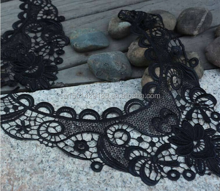ファッションの女性のドレスのポリエステル2014年のかぎ針編みの刺繍のレースの襟問屋・仕入れ・卸・卸売り