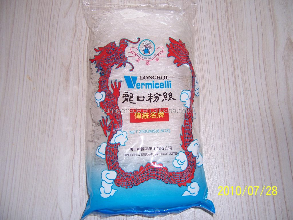 NON-GMO Mung Bean Longkou Brand Vermicelli with HACCP/FDA/ISO/BRC/QS Certificate