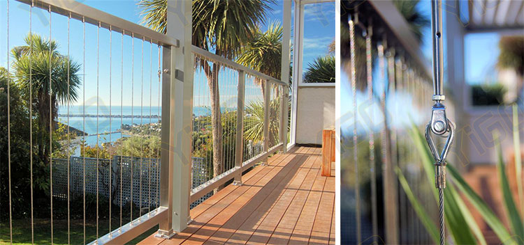 stainless steel railings price, wire railing,balcony railing