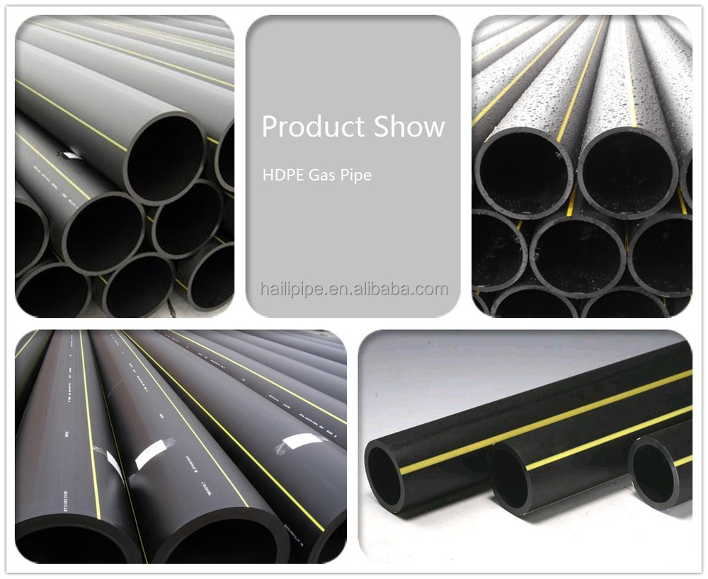 High Density Polyethylene Pipe Hdpe 100 Grade Gas Pipe Buy Yellow