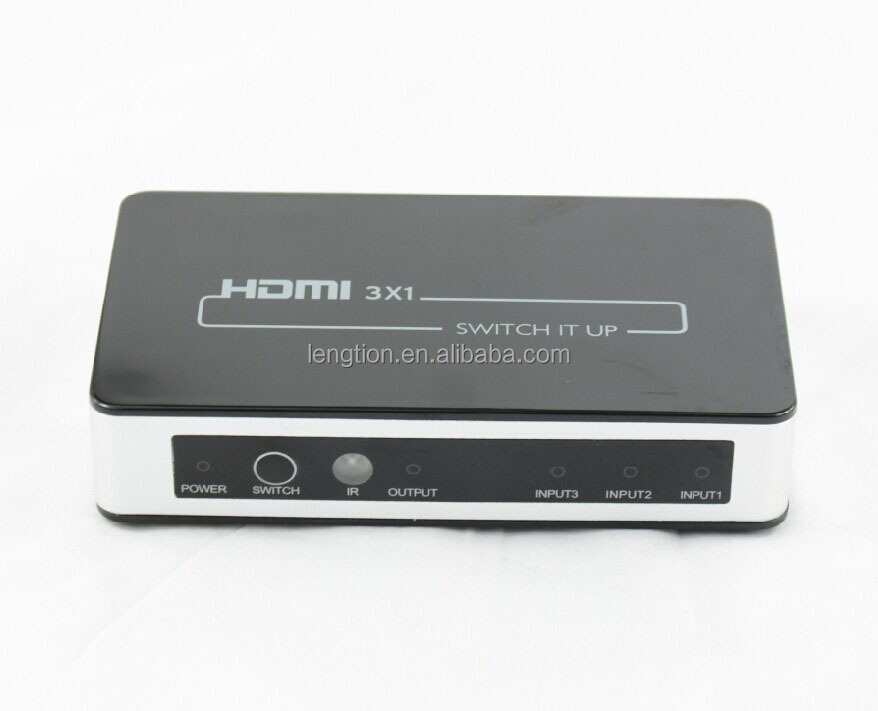 ポートhdmiミニ3v1.33×1インテリジェントスイッチセレクタスイッチャー赤外線リモートコントロールとボックス問屋・仕入れ・卸・卸売り