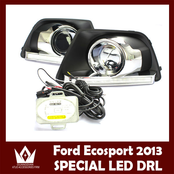 [車種専用設計]8連LEDデイライト付きFord Ecosport drl フォード デイライトledルノー デイライledヘッドライト問屋・仕入れ・卸・卸売り