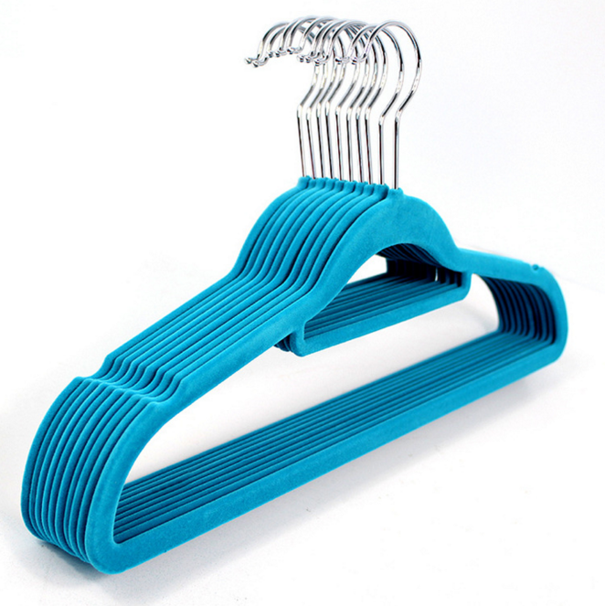 Wire Hanger For Hanging Wet Clothes Velvet Cloths Hangers Velvet Hanger