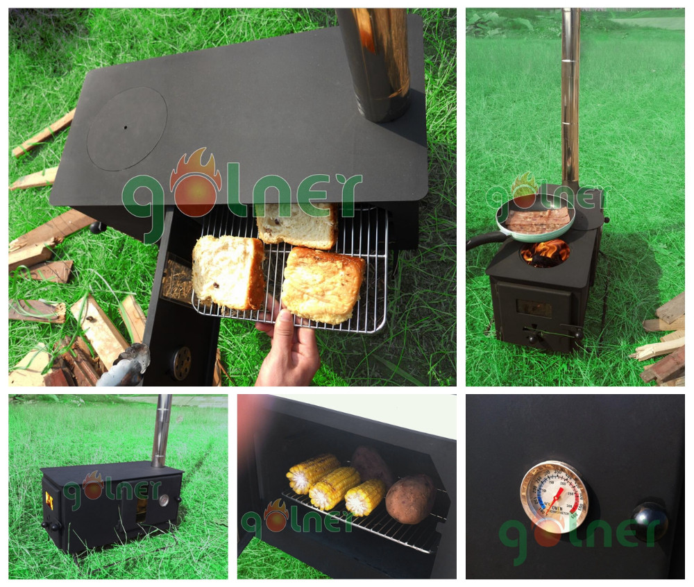 C 11v alta qualità di campeggio barbecue stufa/tenda stufa a legna ...