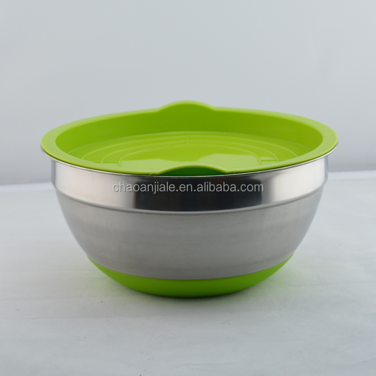 1pc Stainless Steel Mixing Bowl Salad Bowl