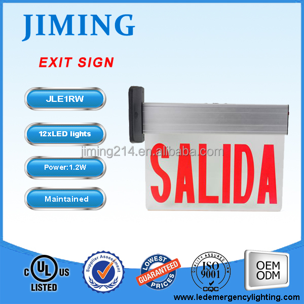 Jimiing- ul・culリストされている緊急ランプjle1rw1506081719出口の標識仕入れ・メーカー・工場