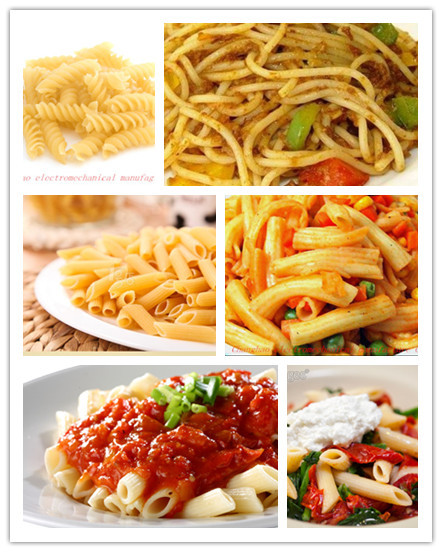 Macaroni production line and macaroni machine