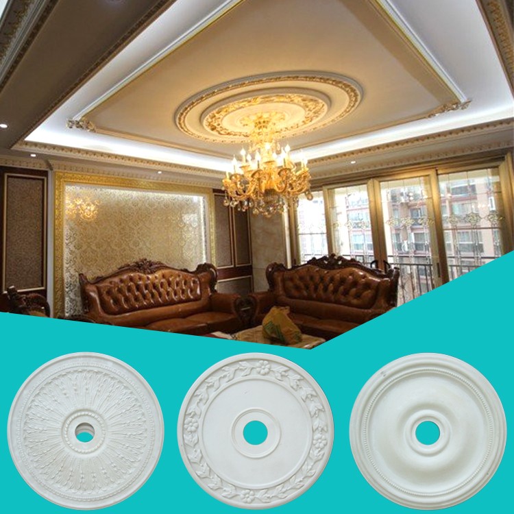Custommade Rounded Pu Foam Ceiling Medallions Buy Foam Ceiling