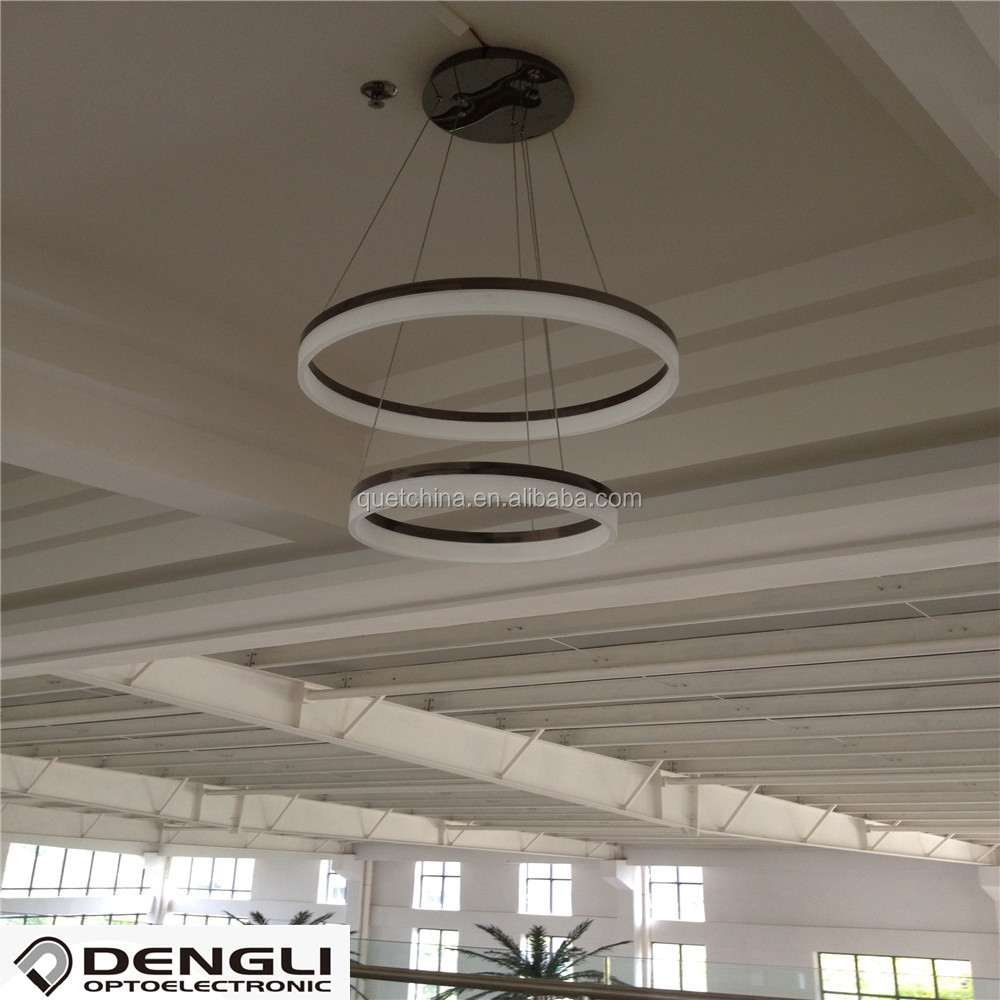 Moderne schlichte design drei kreise acryl led pendelleuchte für ...