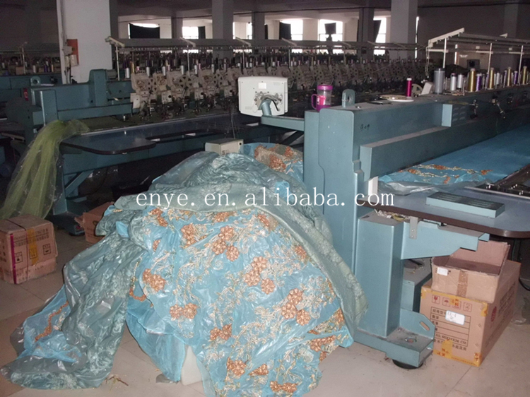 2015熱い販売の綿100％アイレット刺繍の生地仕入れ・メーカー・工場