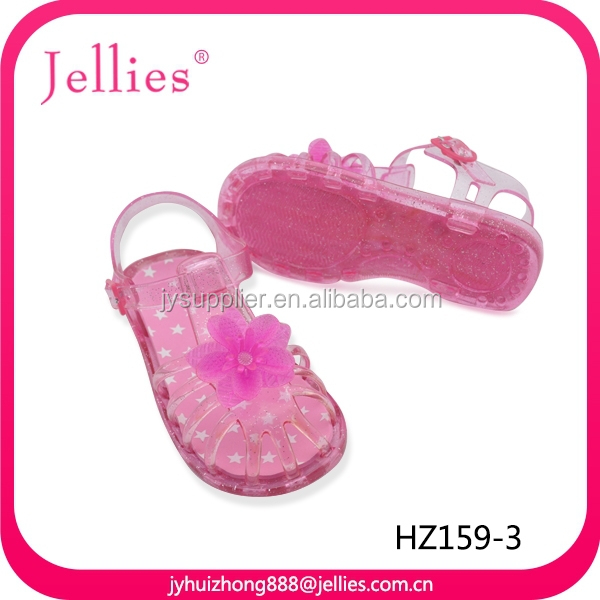 Hot Sale Baby PVC Jelly Sandals Shoes plastic jelly sandals crystal ...