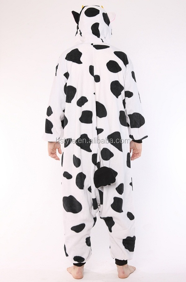 牛動物のスタイルの大人のパジャマ衣装卸売hfc017フルボディ仕入れ・メーカー・工場