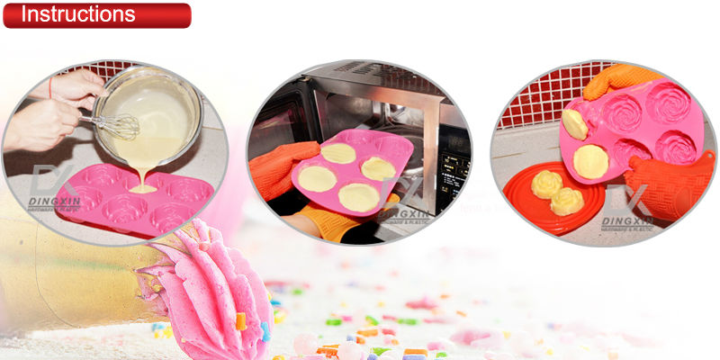 Large tree shape 3d silicone molds for cake decorating