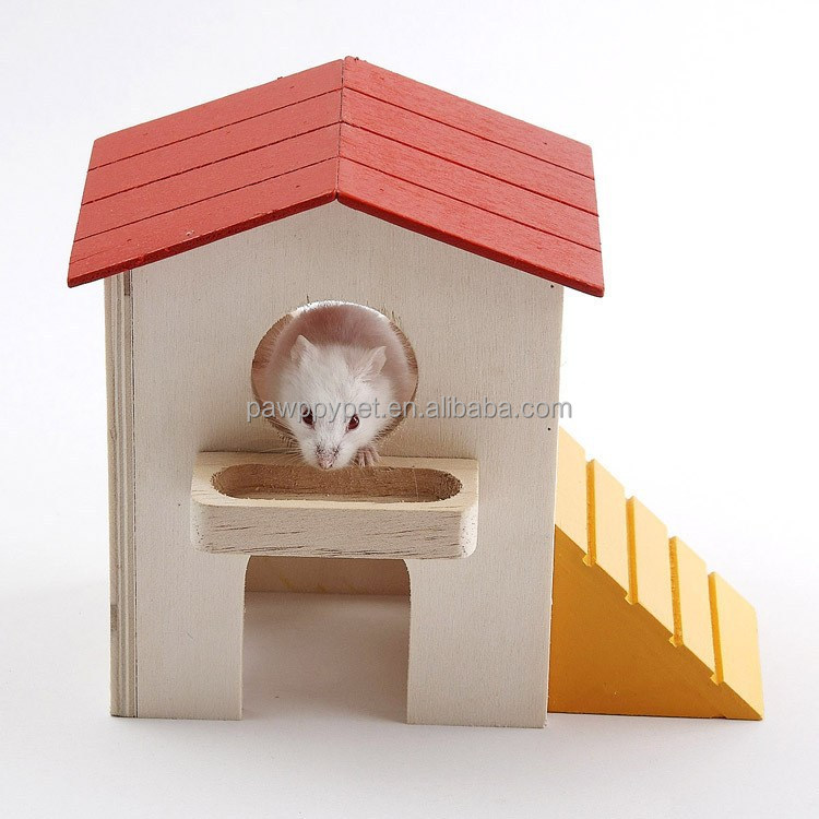 Hamster wooden toy with colorful design - Hamster-wooden-toy-with-colorful-design