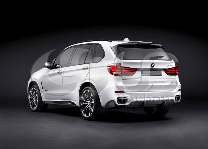 2013-2014 BMW F15 X5 M-Tech M-Sport Rear Bumper Performance Style Spats Caps (9).jpg
